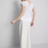 The Edit poplin büzgülü V yakalı üst The Edit poplin büzgülü V yakalı üst