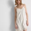 The Edit Saten Dantelli Asimetrik Slip Elbise The Edit Saten Dantelli Asimetrik Slip Elbise