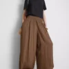The Edit saten geniş paça pantolon The Edit saten geniş paça pantolon