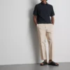 The Edit slim fit şeftali dokulu pantolon The Edit slim fit şeftali dokulu pantolon