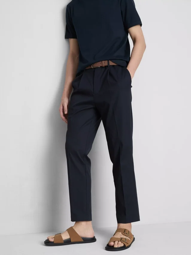 The Edit slim fit şeftali dokulu pantolon The Edit slim fit şeftali dokulu pantolon