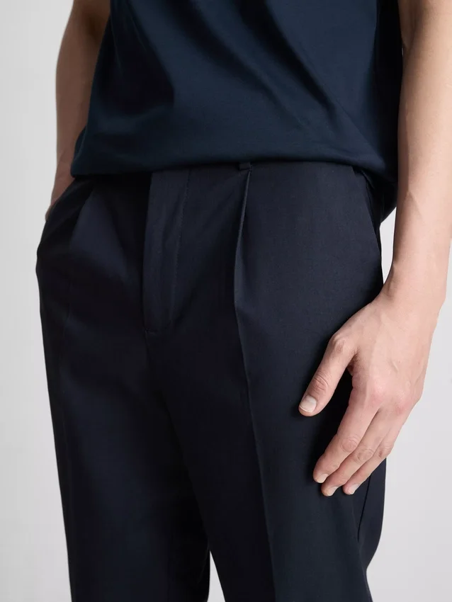 The Edit slim fit şeftali dokulu pantolon The Edit slim fit şeftali dokulu pantolon