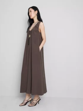 The Edit Trapez Maxi Elbise