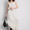 The Primark Scene | Asimetrik broderie maksi etek The Primark Scene | Asimetrik broderie maksi etek