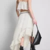 The Primark Scene | Asimetrik broderie maksi etek The Primark Scene | Asimetrik broderie maksi etek
