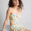 The Primark Scene | Baskılı kavisli bandeau üst The Primark Scene | Baskılı kavisli bandeau üst
