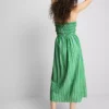The Primark Scene | Büzgülü çizgili bandeau midi elbise The Primark Scene | Büzgülü çizgili bandeau midi elbise