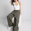 The Primark Scene | Orta bel, ipli kargo pantolon The Primark Scene | Orta bel, ipli kargo pantolon