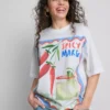 The Primark Scene | Oversized pamuklu Margarita tişört The Primark Scene | Oversized pamuklu Margarita tişört