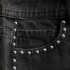 The Primark Scene | Pamuklu denim çivili mikro şort The Primark Scene | Pamuklu denim çivili mikro şort