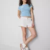 The Primark Scene | Pamuklu denim mikro şort The Primark Scene | Pamuklu denim mikro şort