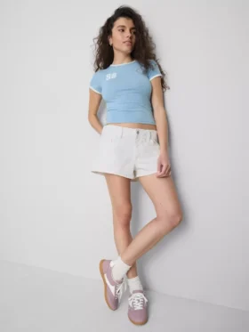 The Primark Scene | Pamuklu denim mikro şort