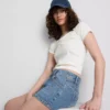 The Primark Scene | Pamuklu denim mikro şort The Primark Scene | Pamuklu denim mikro şort