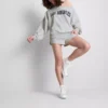 The Primark Scene | Sloganlı omuzları açık sweatshirt The Primark Scene | Sloganlı omuzları açık sweatshirt