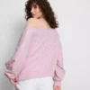 The Primark Scene | Sloganlı omuzları açık sweatshirt The Primark Scene | Sloganlı omuzları açık sweatshirt
