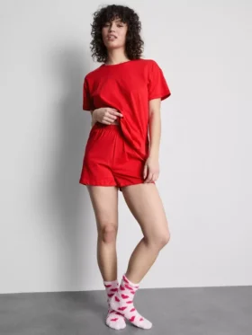 Tişört ve şort pijama