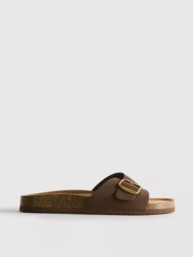 Toka kayışlı mules sandaletler