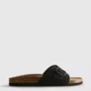 Toka kayışlı mules sandaletler