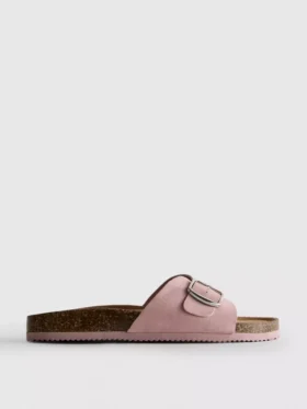 Toka kayışlı mules sandaletler