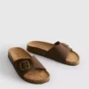 Toka kayışlı mules sandaletler
