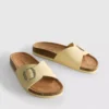Toka kayışlı mules sandaletler