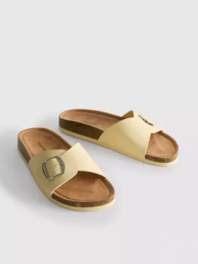 Toka kayışlı mules sandaletler