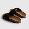 Toka kayışlı mules sandaletler