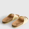 Toka kayışlı mules sandaletler