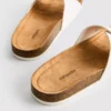 Toka kayışlı mules sandaletler