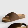 Toka kayışlı mules sandaletler
