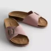 Toka kayışlı mules sandaletler