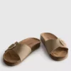 Toka kayışlı mules sandaletler