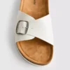 Toka kayışlı mules sandaletler