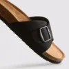 Toka kayışlı mules sandaletler