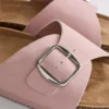 Toka kayışlı mules sandaletler