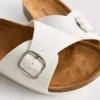 Toka kayışlı mules sandaletler