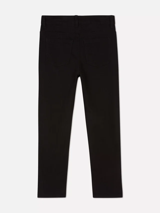 Twill düz paça pantolon Twill düz paça pantolon