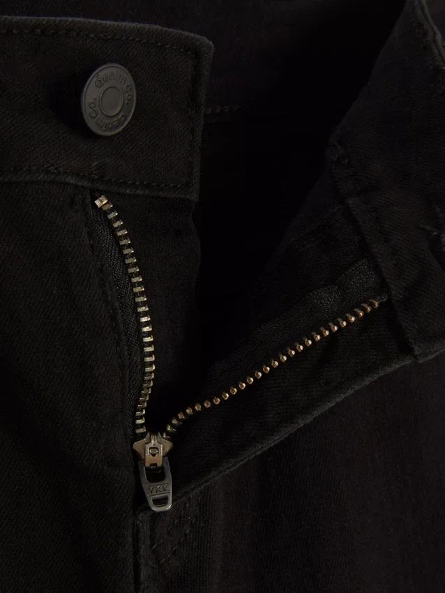 Twill düz paça pantolon Twill düz paça pantolon