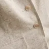 Uzun kesim keten karışımlı yelek Uzun kesim keten karışımlı yelek