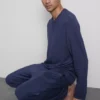 Uzun kollu pijama üstü