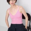 V yakalı askılı bodysuit V yakalı askılı bodysuit