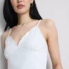 V yakalı babydoll cami üst V yakalı babydoll cami üst