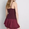 V yakalı babydoll cami üst V yakalı babydoll cami üst