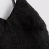 V yakalı dantelli maksi elbise V yakalı dantelli maksi elbise