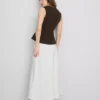 V yakalı peplum kolsuz üst V yakalı peplum kolsuz üst