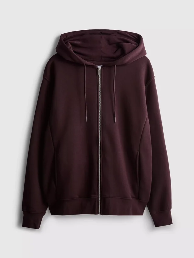 Vazgeçilmez fermuarlı kapüşonlu sweatshirt Vazgeçilmez fermuarlı kapüşonlu sweatshirt