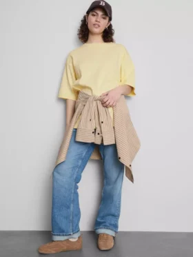 Vazgeçilmez oversize pamuklu tişört