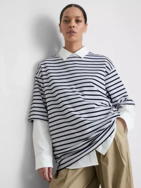 Vazgeçilmez oversize pamuklu tişört