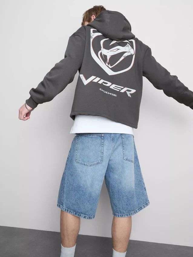 Viper fermuarlı kapüşonlu sweatshirt Viper fermuarlı kapüşonlu sweatshirt