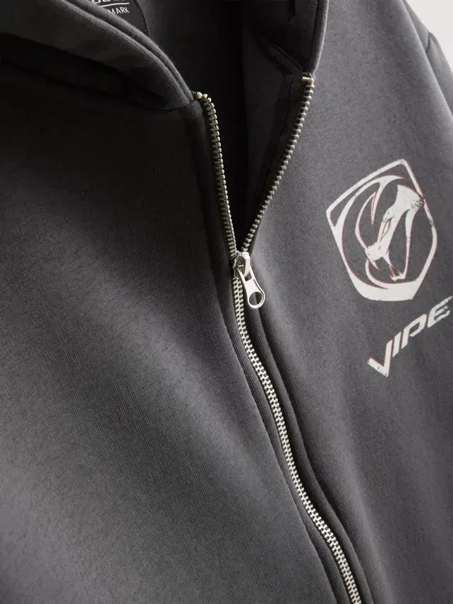 Viper fermuarlı kapüşonlu sweatshirt Viper fermuarlı kapüşonlu sweatshirt